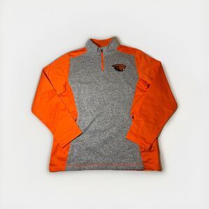 NWOT Box Seat Oregon State Beavers Quarter Zip Pullover Jacket Men’s Large